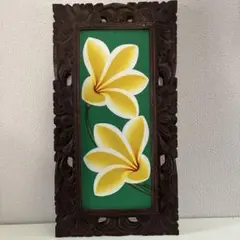 プルメリア 絵画 80x60 ハワイアン リゾート バリアート - メルカリ