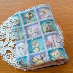 ふわふわガーゼハンカチ⭐️ユキエモン☆ドレスメーカー ネイビー