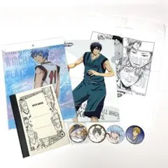 黒子のバスケ　ショッパー　クリアファイル　ノート　缶バッジ　セット売り