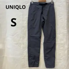 ユニクロ メンズ S グレー ヒートテックウォームイージーパンツ 裏フリース