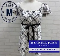 ★美品★BURBERRY BLUE LABEL チェック柄 半袖 チュニック Mのサムネイル