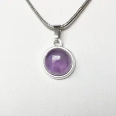 アメジスト˚✧₊⁎₊⁎天然石ネックレス✧①