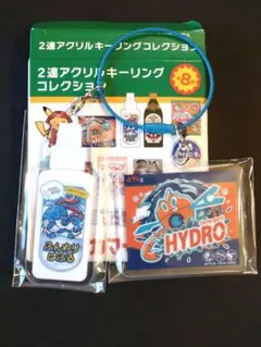 Pokemon　ピカピカマート　2連アクリルキーリング　ロトム　マリルリ　マリル