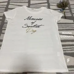 BUONA GIORNATA 半袖カットソー　Tシャツ　Fのサムネイル