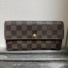 ルイヴィトン　ポルトフォイユサラ　ダミエ　長財布　モノグラム　レザー