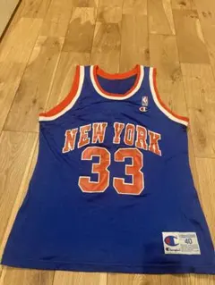 Champion NEW YORK Ewing 33 ユニフォーム 40