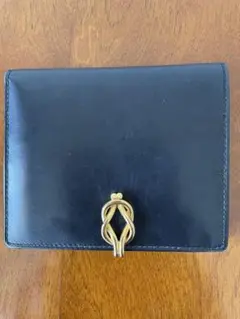 GUCCI 二つ折り財布 ブラック レザー