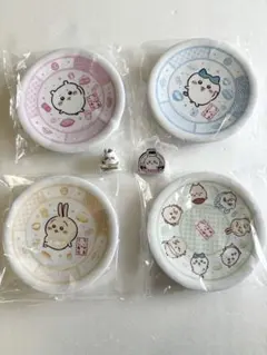 【非売品】 ちいかわ × くら寿司コラボ 寿司皿コンプ&キーホルダー&マグネット