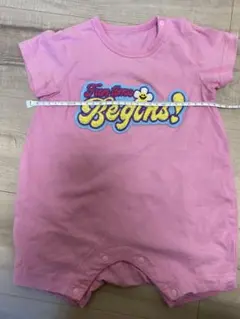 BREEZ ピンク色ロンパース ブリーズ　半袖　80サイズ