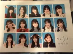 seju 証明写真 14枚セット シークレット 真ん中に折れがあります