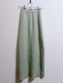 美品　fifth ニットタイトスカート　グリーン