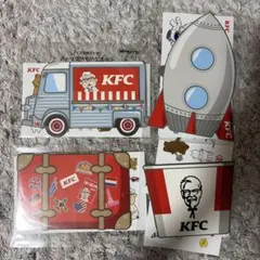 ケンタッキーフライドチキン KFC キッズセット ペタペタシール おまけ