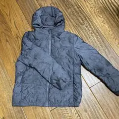 UNIQLO グレー フード付き 中綿コート