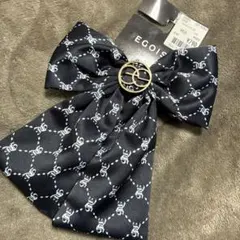 バースデイ エゴイスト EGOIST コラボ リボンバレッタ ピン ブラック