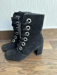 MARC JACOBS マークジェイコブス　ブーツ　スエード　黒　351/2のサムネイル