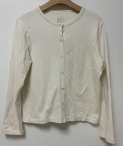 春服　無印良品 白　カーディガン　レディース