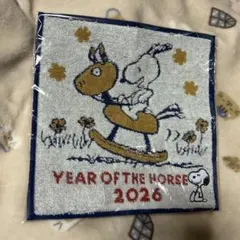 スヌーピー ハンカチ YEAR OF THE HORSE 2026