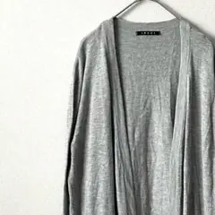 INGNI ロングカーディガン ポケット付き サイドスリット シンプル 羽織り