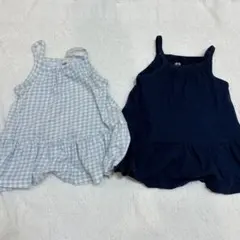 H&M　ベビーワンピース　2-4M　60cm　女の子　ベビーのサムネイル