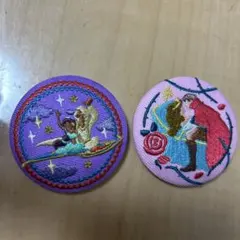 ディズニー キャラクター 刺繍缶バッジ 第一弾