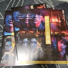 真夜中乙女戦争 フライヤー　四枚