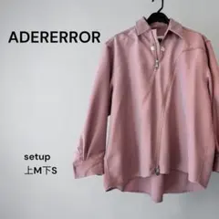 ADERERROR セットアップ ピンク シャツ ワイドパンツ M/S 韓国のサムネイル