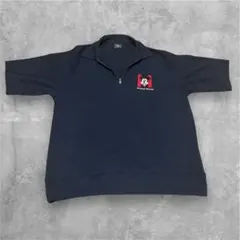 ミッキーマウス ジップアップTシャツ ネイビー