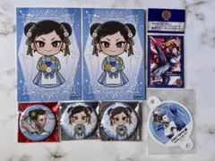 ストリートファイター6 春麗 缶バッジ ポスカ カード プリカフェ レッドブル