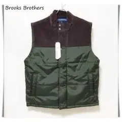未使用 2010s Brooks Brothers 中綿ベスト L オリーブ
