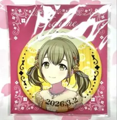 プロジェクトセカイ プロセカ はぴこれ 箔押し缶バッジ G 小豆沢こはね