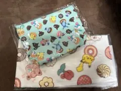 【新品未開封】ポケモンポーチとハンドタオル　ミスド
