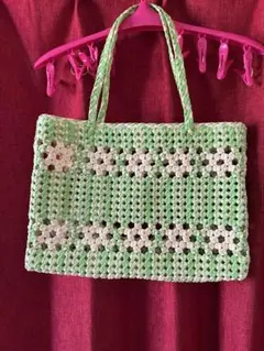ハンドメイド かごバッグ