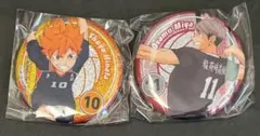 ハイキュー ガチャガチャ 繋ぐ グリッター缶バッジ 日向翔陽 宮治