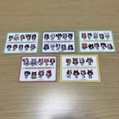 ウマ娘 プリティーダービー ミニステッカー 5枚セット　池袋　非売品