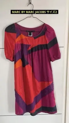 MARC BY MARC JACOBS 半袖ひざ丈ワンピース サイズ2