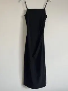 ZARA キャミワンピース ブラック ロング タイトワンピース