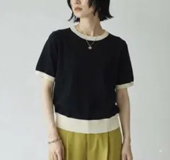 【VACANCY】リネンリンガーニット　半袖