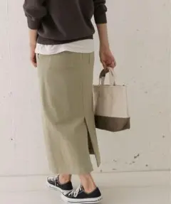 URBAN RESEARCH DOORS センターステッチストレートスカート S
