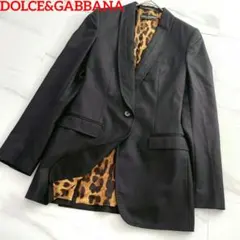 DOLCE&GABBANA D&G レオパード テーラードジャケット シルク混のサムネイル
