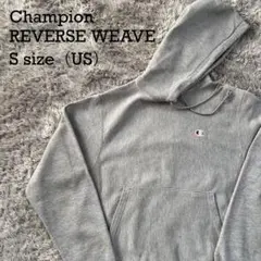 Champion リバースウィーブ プルオーバーパーカー グレー 無地