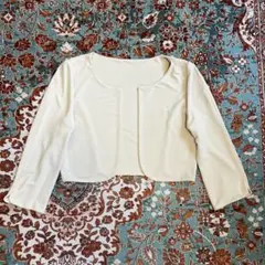 25SS✨ フォクシーニューヨーク スノーホワイトボレロ ジャージー素材