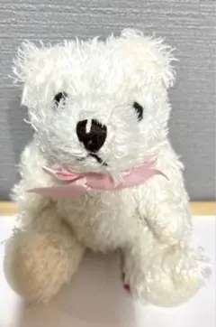 白いくまさんのぬいぐるみ ミニぬいぐるみ　ふわふわ