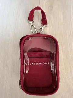 GELATO PIQUE クリアポーチ レッドのサムネイル
