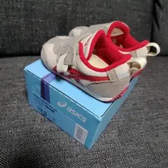 asics 13.5センチ IDAHOBABY アイダホ ベージュ ワイン