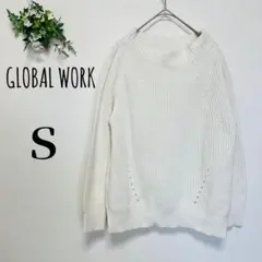 グローバルワーク（Ｓ）￼ドロップショルダーニットセーター