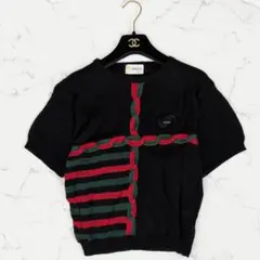 超希少 GUCCI ヴィンテージラミーニット GG シェリーライン サマーニットのサムネイル