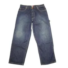 美品 TOMMY HILFIGER ペインターパンツ 38/32 デニム Y2K