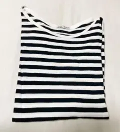 ニコアンドnikoand ボーダーカットソーTシャツM