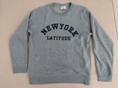 NEWYORK LATITUDE トレーナー Lサイズ グレー