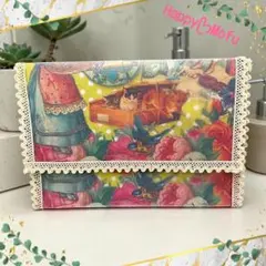 「音」好きさーん♥カシャっと超良い音のトレペ＆ロール紙蛇腹ファイル♥猫と花